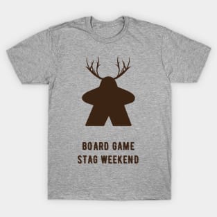 Board Game Stag Weekend Tabletop Gaming Inspired Graphic - Board Gaming Meeple T-Shirt